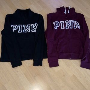 2 pink sweaters size medium